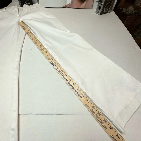 Vintage 90s New York & Company 7th Avenue Pants Cotton Twill Quiet Luxury Work - Picture 2 of 12